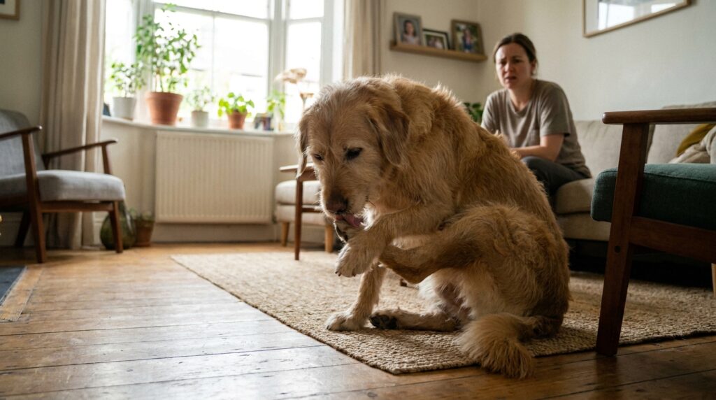 Cachorro lambendo as patas: desvende os sinais e cuide da saúde do seu pet