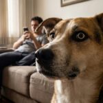 Cachorro encarando o tutor: o que ele REALMENTE quer te dizer?